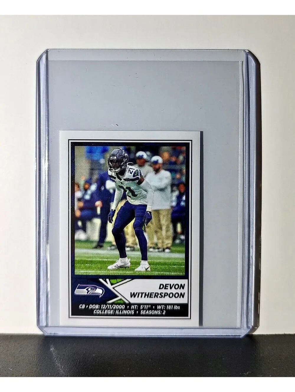 Devon Witherspoon 2024 Panini NFL Sticker #549 Seattle Seahawks